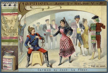 Szene aus Carmen, von Georges Bizet